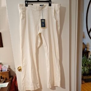 Bitten by Sarah Jessica Parker White Chinos Tailored Pants